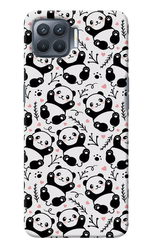 Cute Panda Oppo F17 Pro Back Cover
