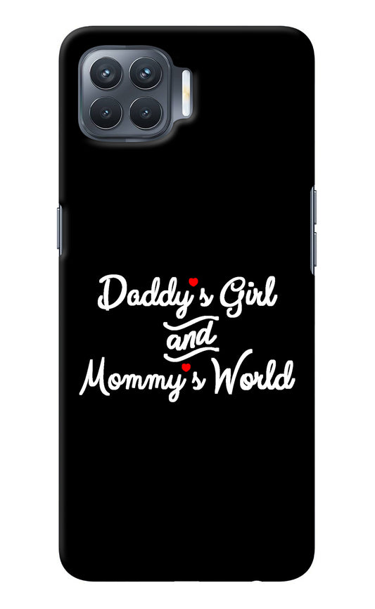 Daddy's Girl and Mommy's World Oppo F17 Pro Back Cover