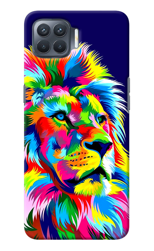 Vector Art Lion Oppo F17 Pro Back Cover