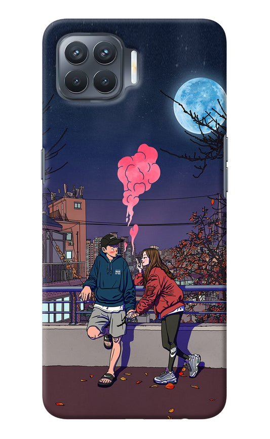 Chilling Couple Oppo F17 Pro Back Cover