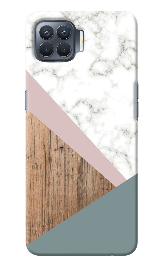 Marble wood Abstract Oppo F17 Pro Back Cover