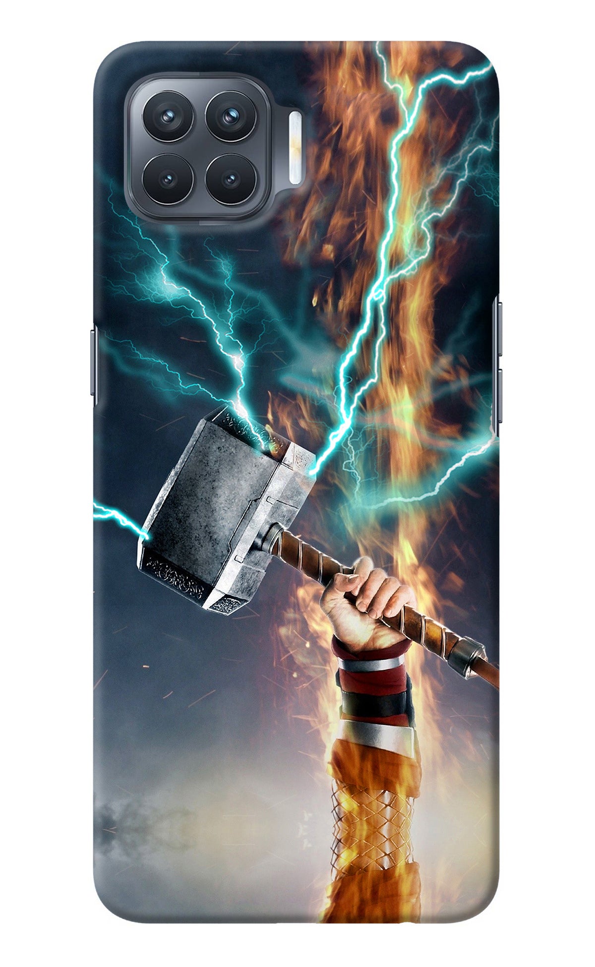 Thor Hammer Mjolnir Oppo F17 Pro Back Cover