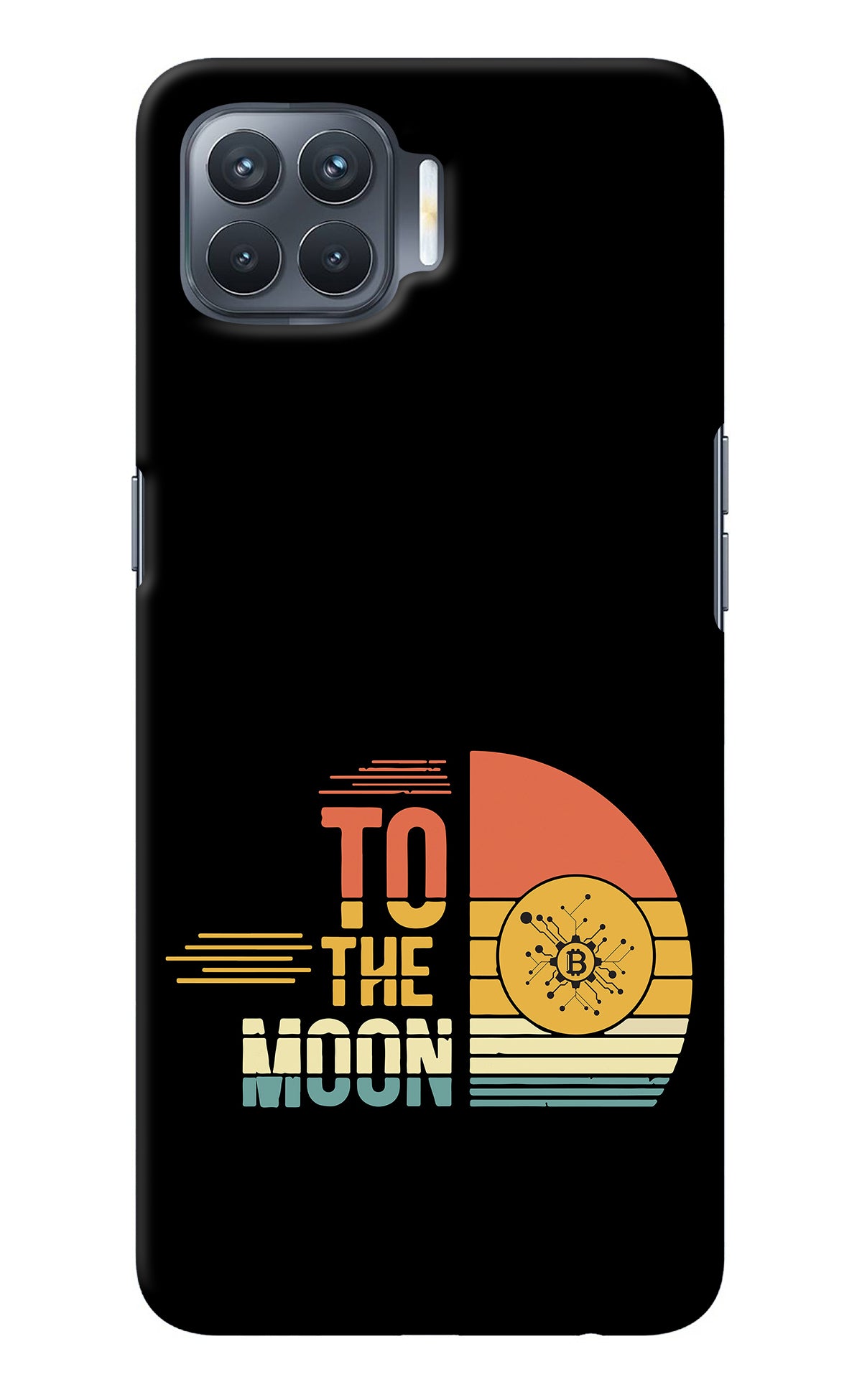 To the Moon Oppo F17 Pro Back Cover