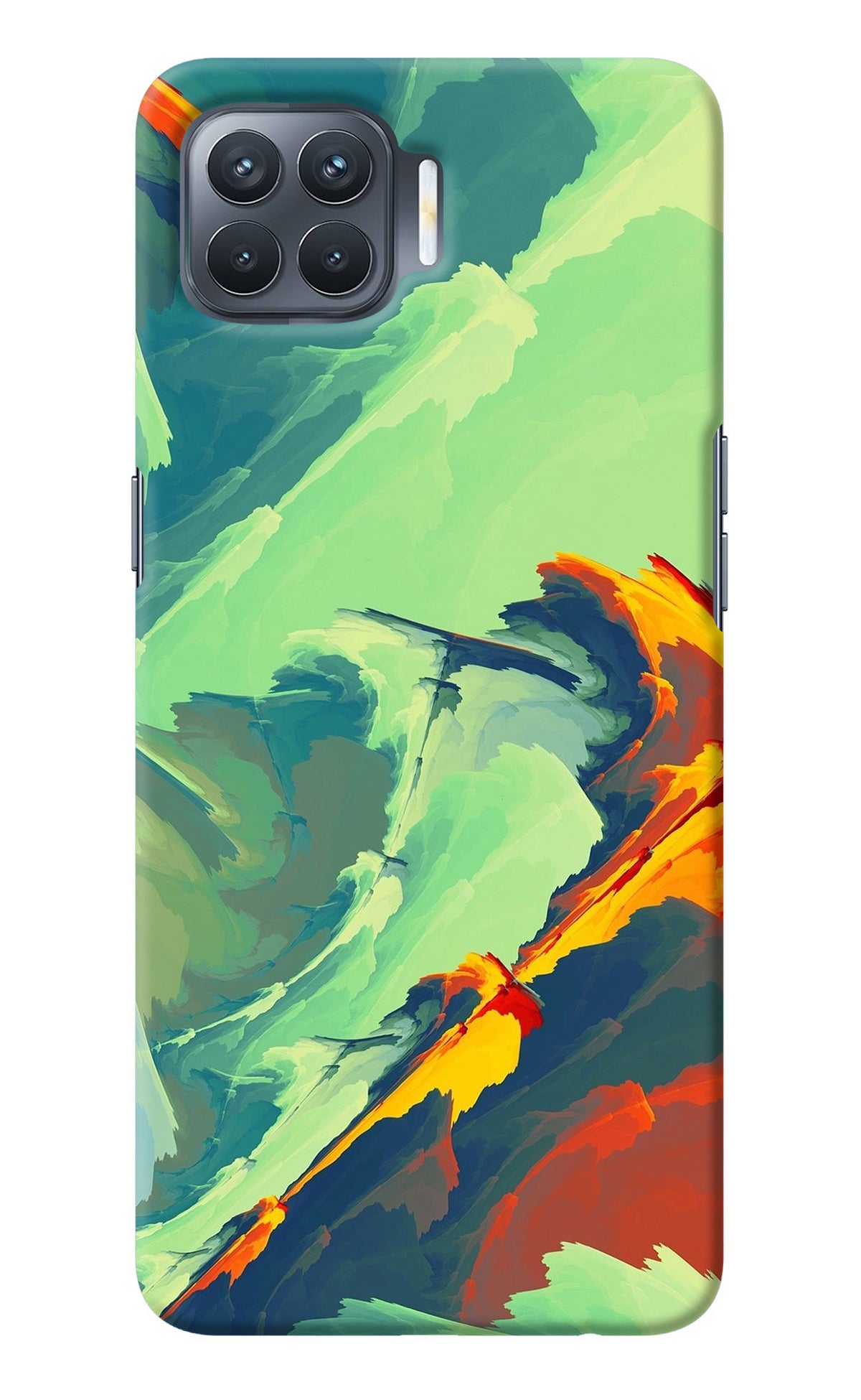 Paint Art Oppo F17 Pro Back Cover