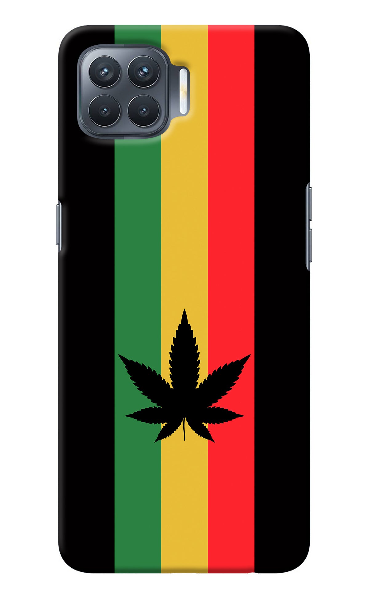 Weed Flag Oppo F17 Pro Back Cover