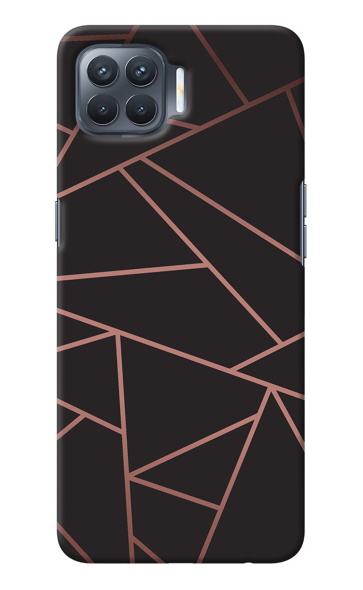 Geometric Pattern Oppo F17 Pro Back Cover