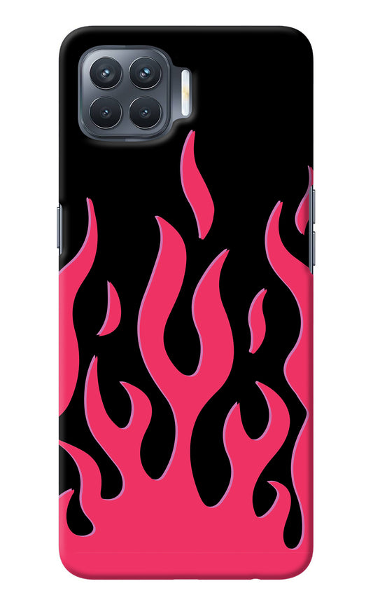 Fire Flames Oppo F17 Pro Back Cover