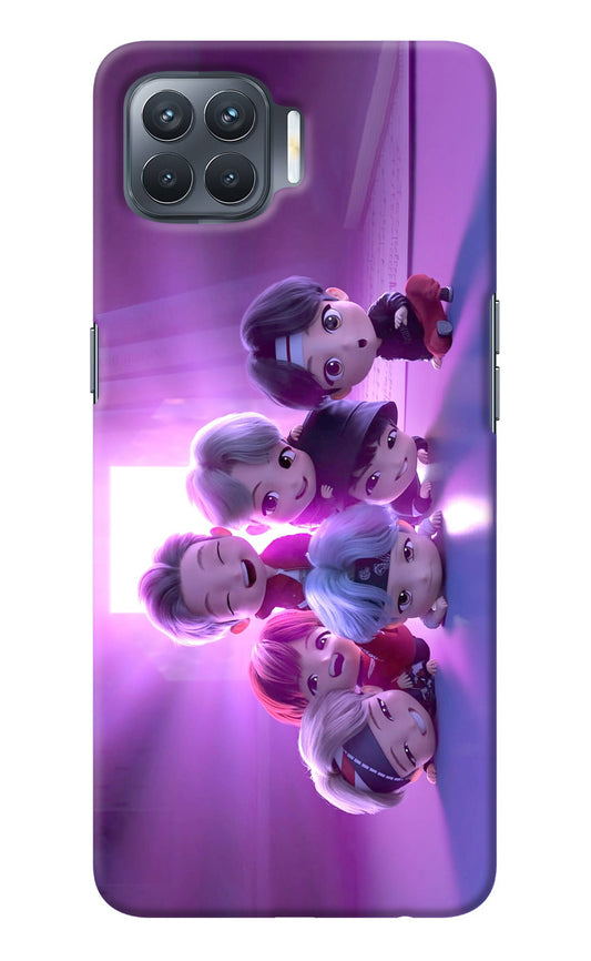 BTS Chibi Oppo F17 Pro Back Cover