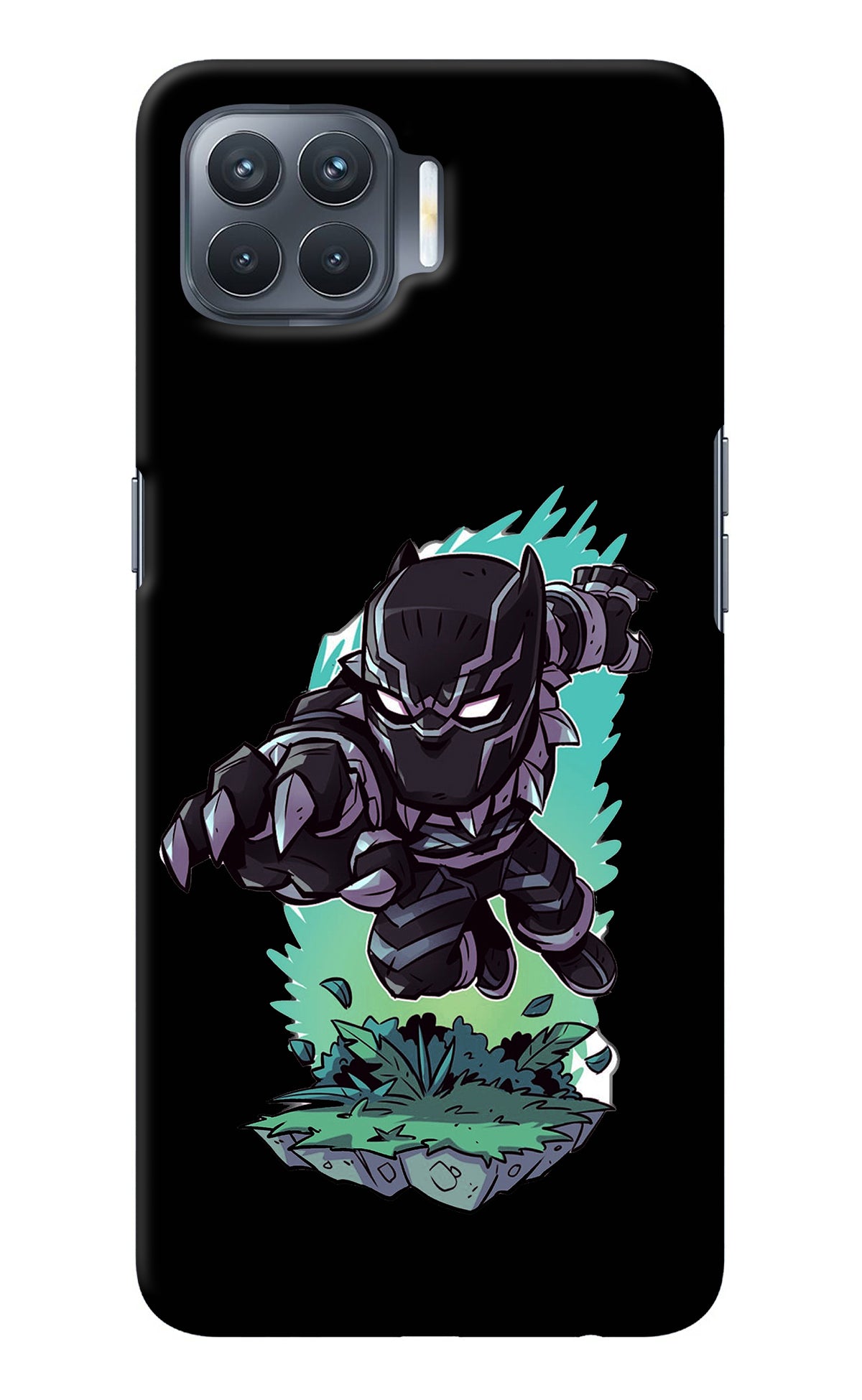 Black Panther Oppo F17 Pro Back Cover