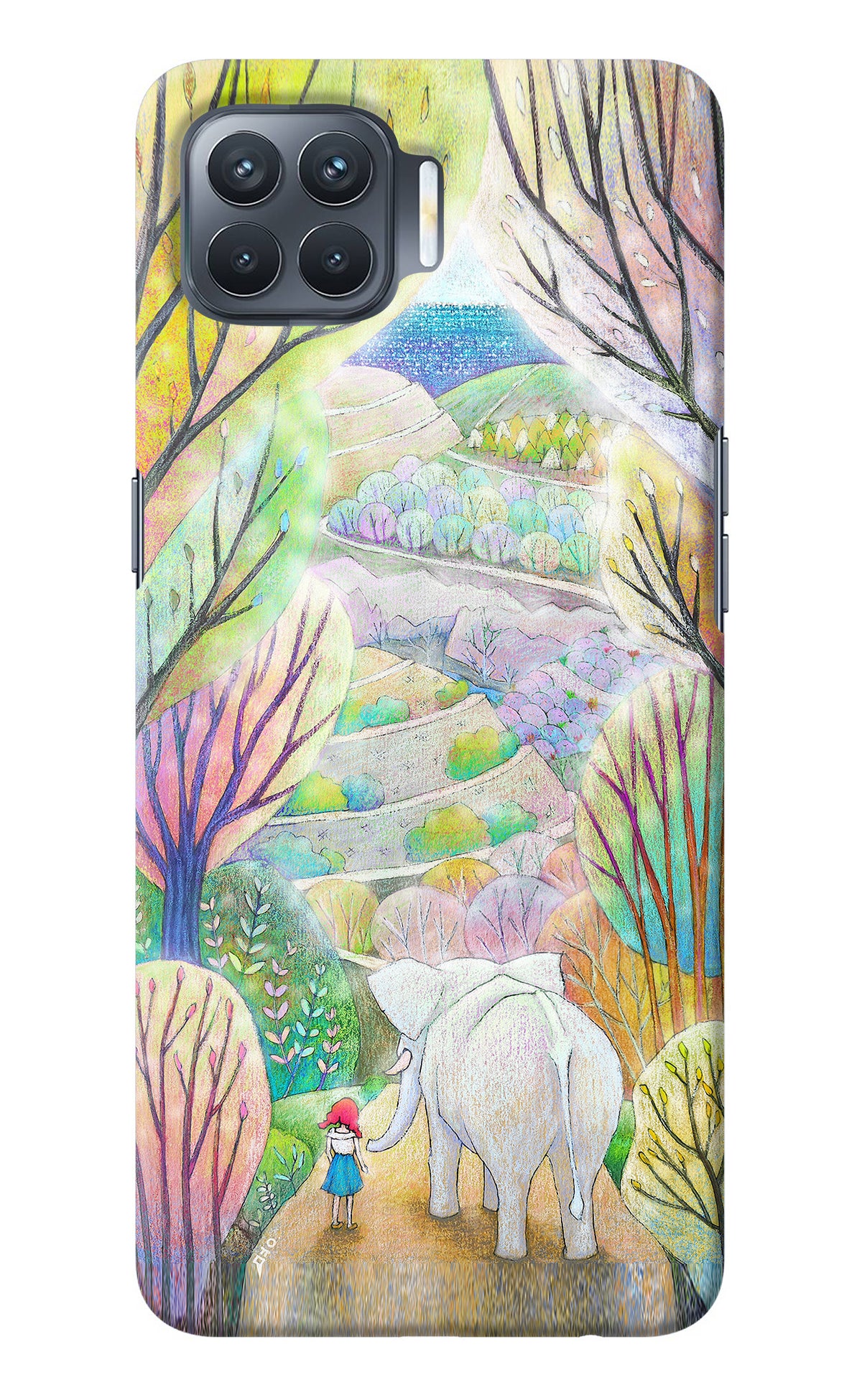 Nature Painting Oppo F17 Pro Back Cover