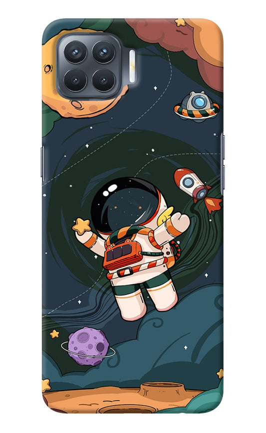 Cartoon Astronaut Oppo F17 Pro Back Cover