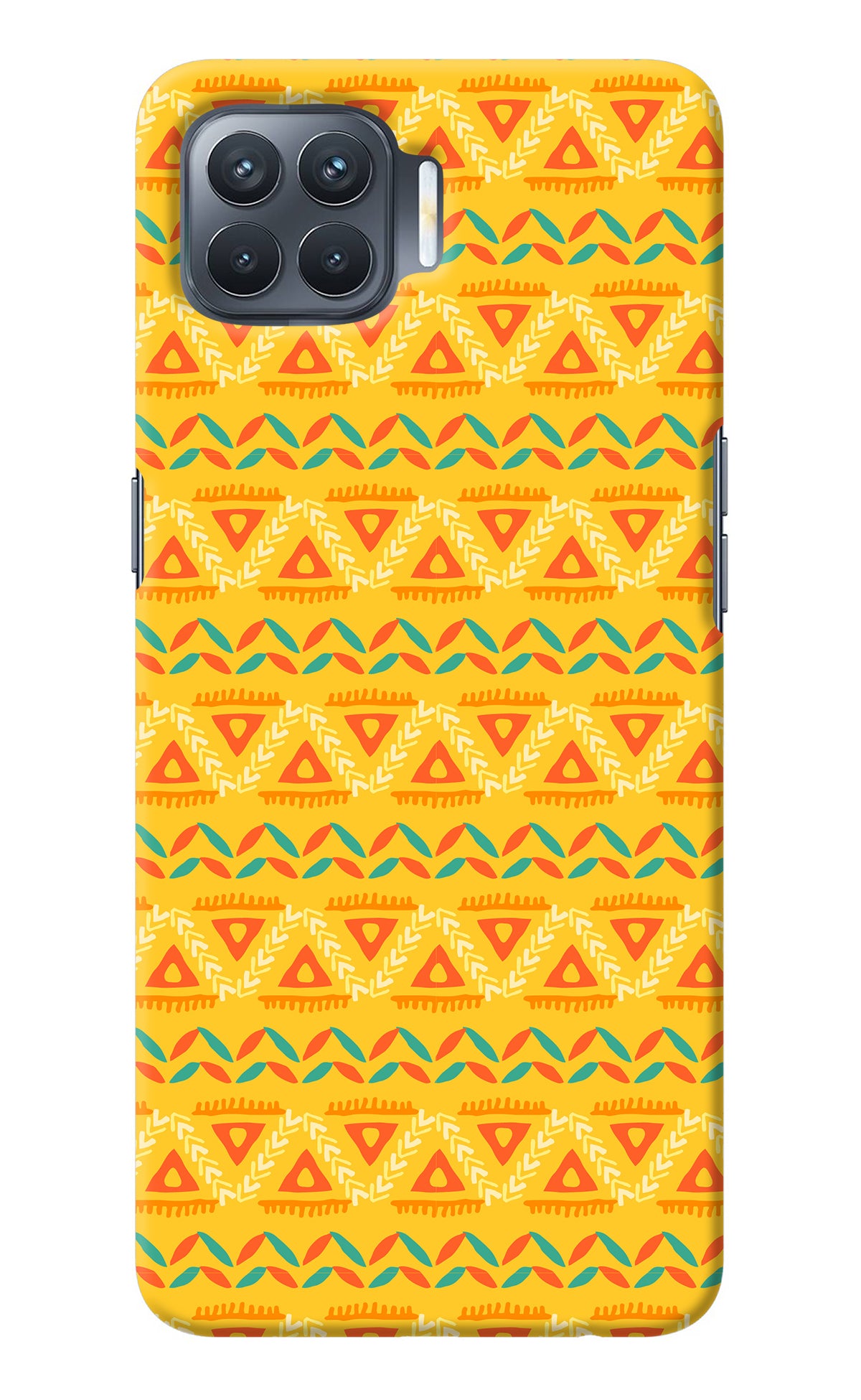Tribal Pattern Oppo F17 Pro Back Cover