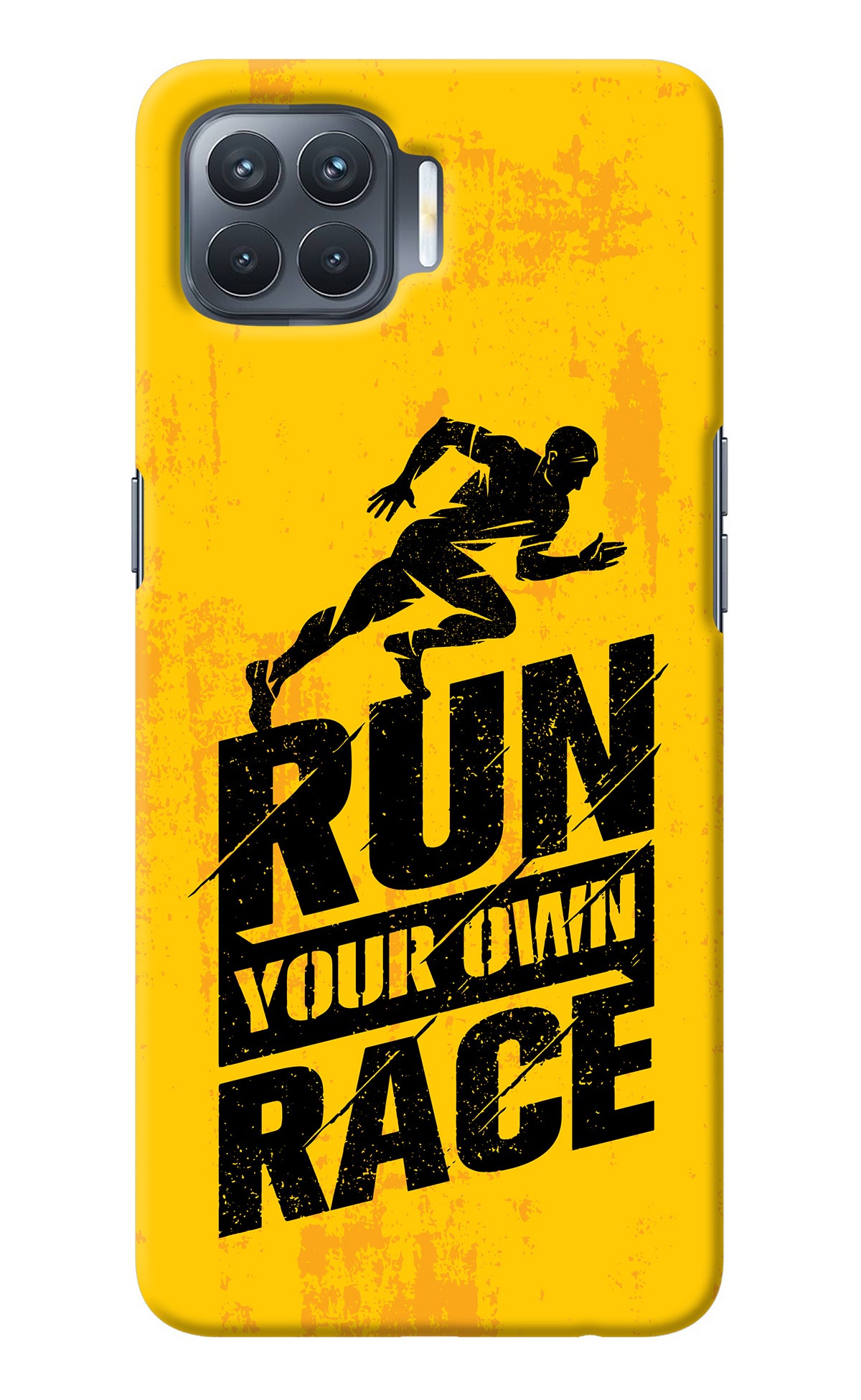 Run Your Own Race Oppo F17 Pro Back Cover
