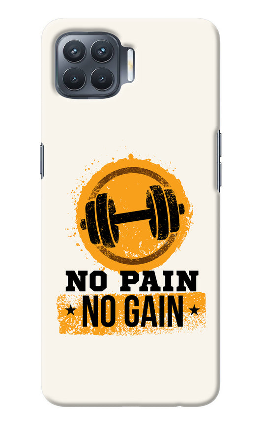 No Pain No Gain Oppo F17 Pro Back Cover