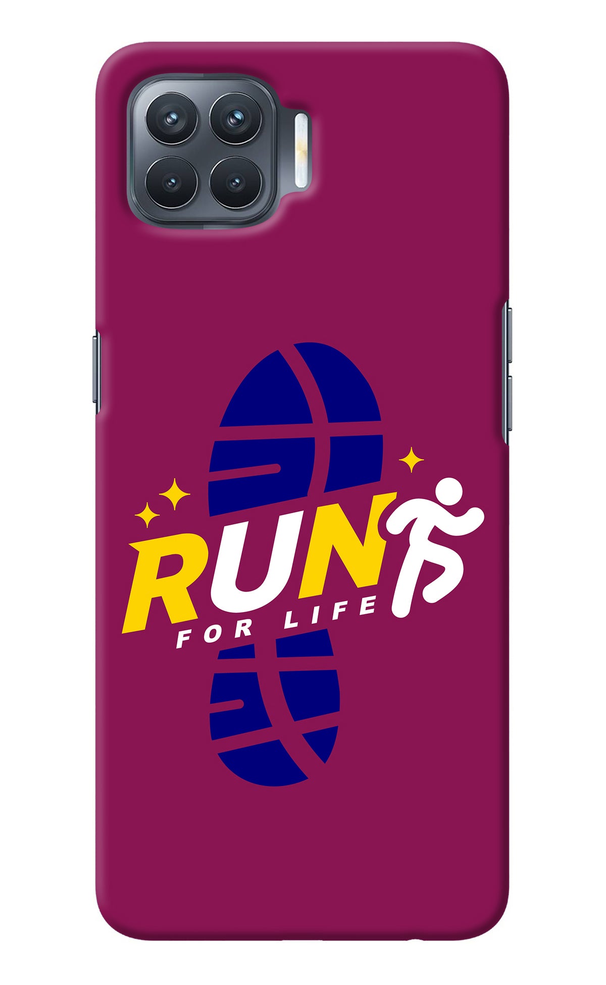 Run for Life Oppo F17 Pro Back Cover