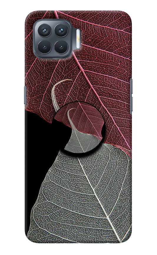Leaf Pattern Oppo F17 Pro Pop Case