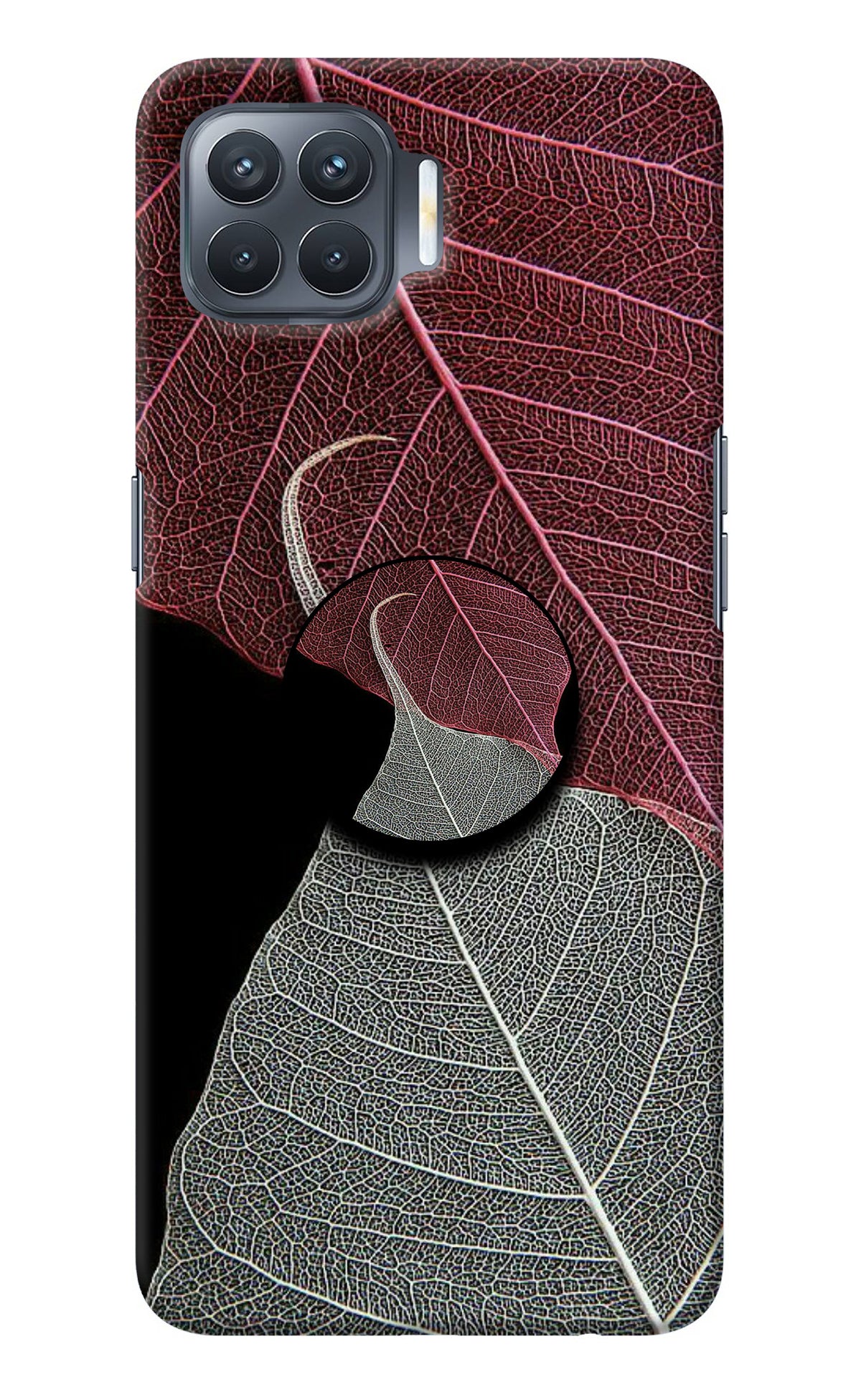 Leaf Pattern Oppo F17 Pro Pop Case