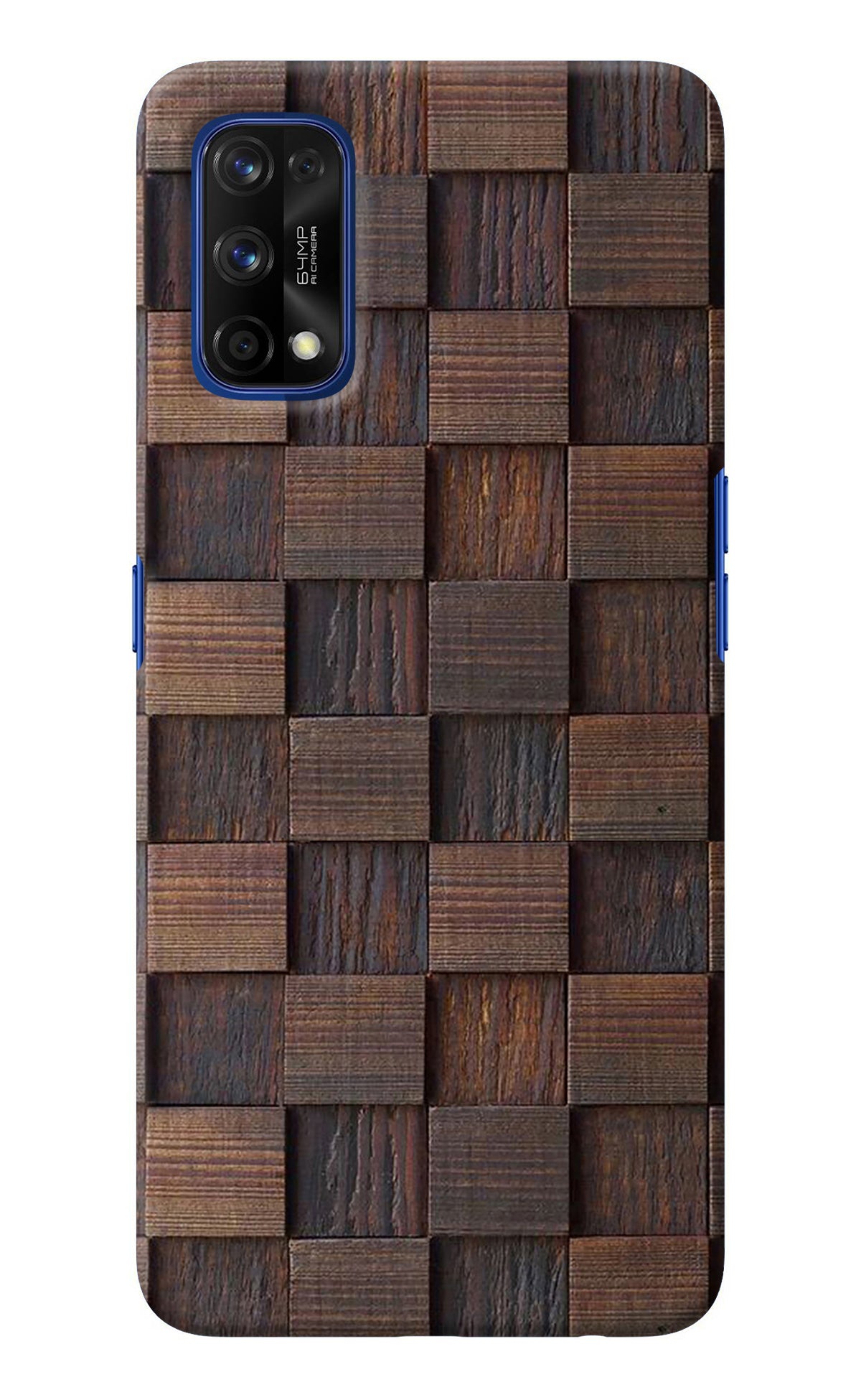 Wooden Cube Design Realme 7 Pro Back Cover