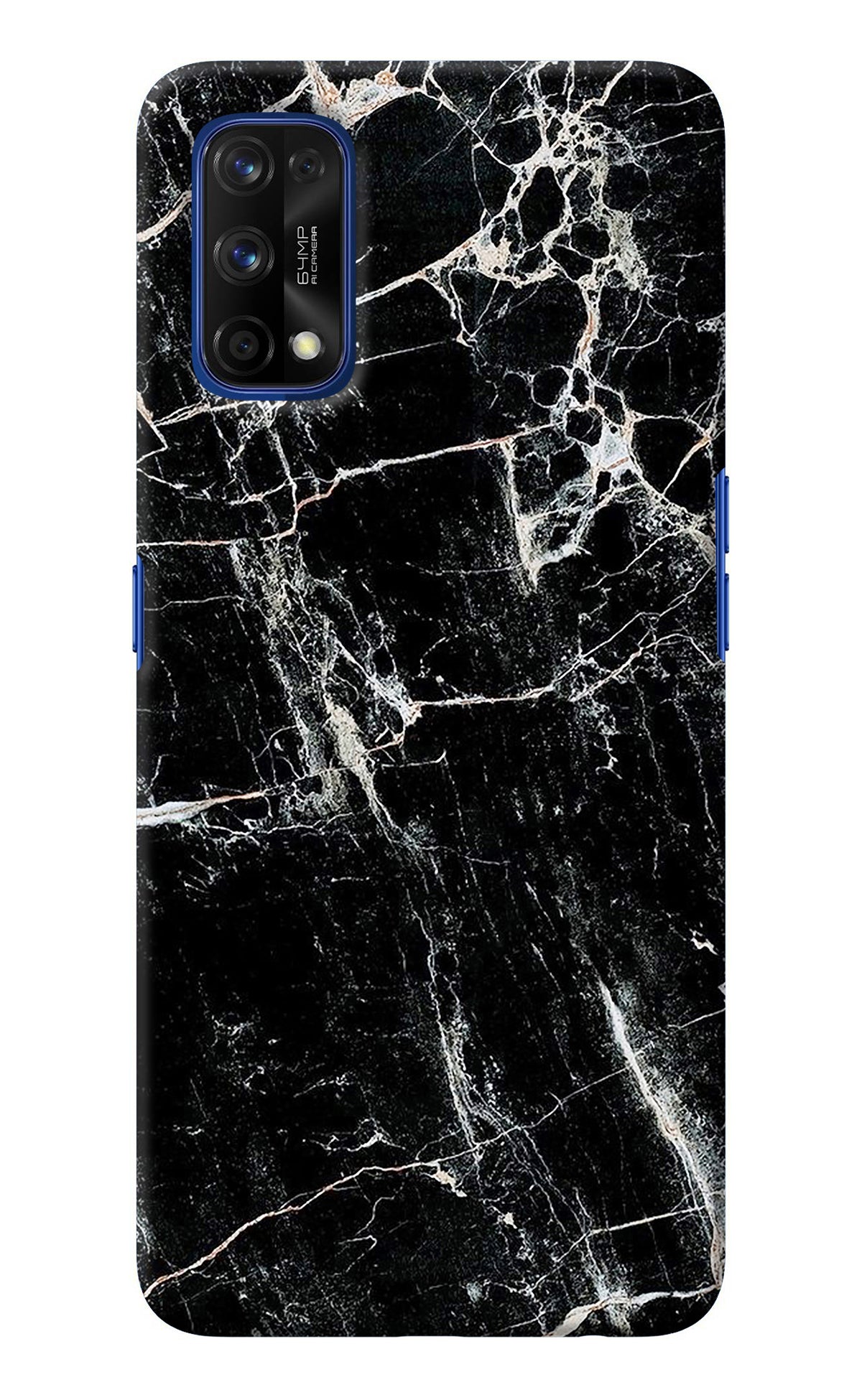 Black Marble Texture Realme 7 Pro Back Cover