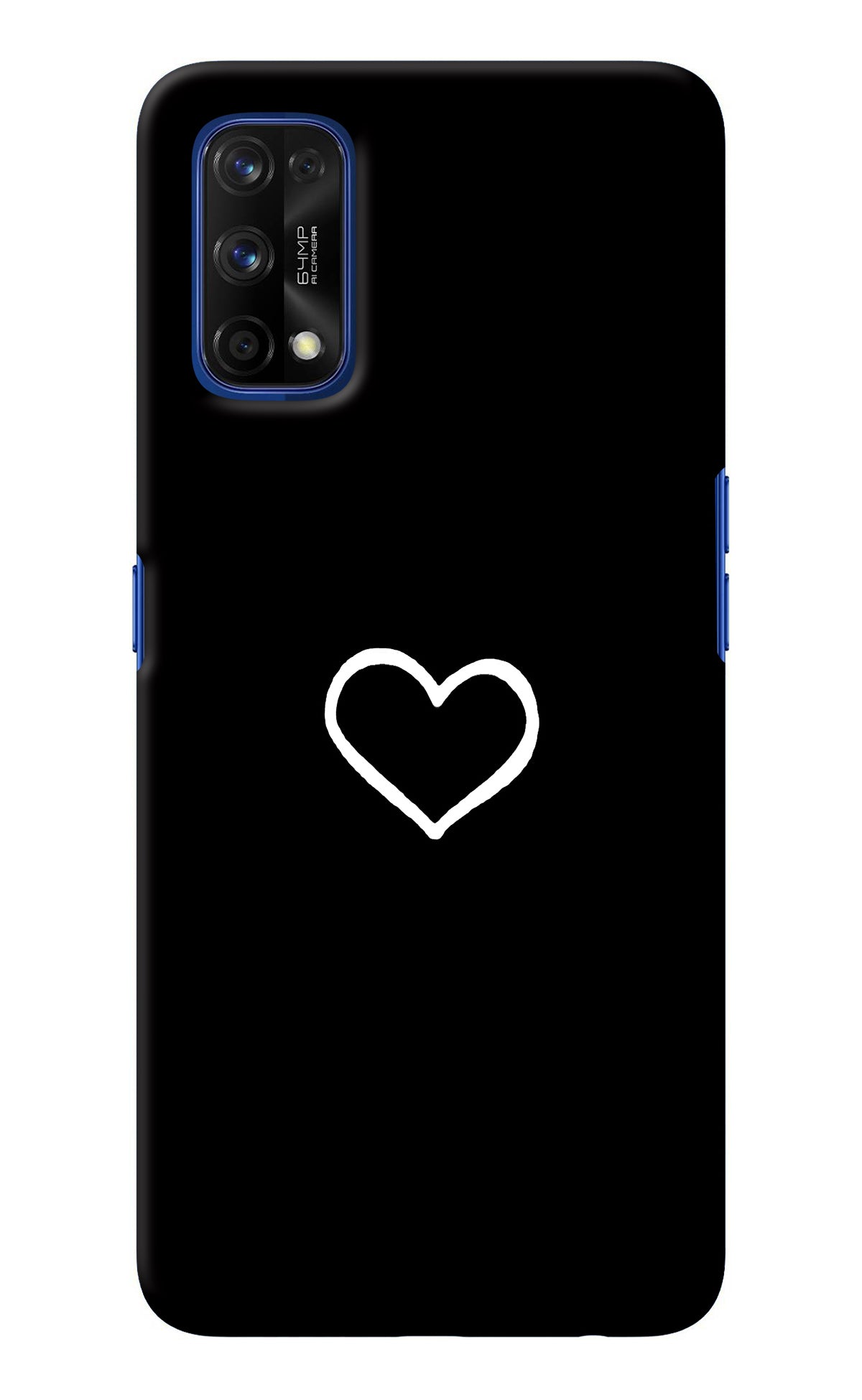 Heart Realme 7 Pro Back Cover