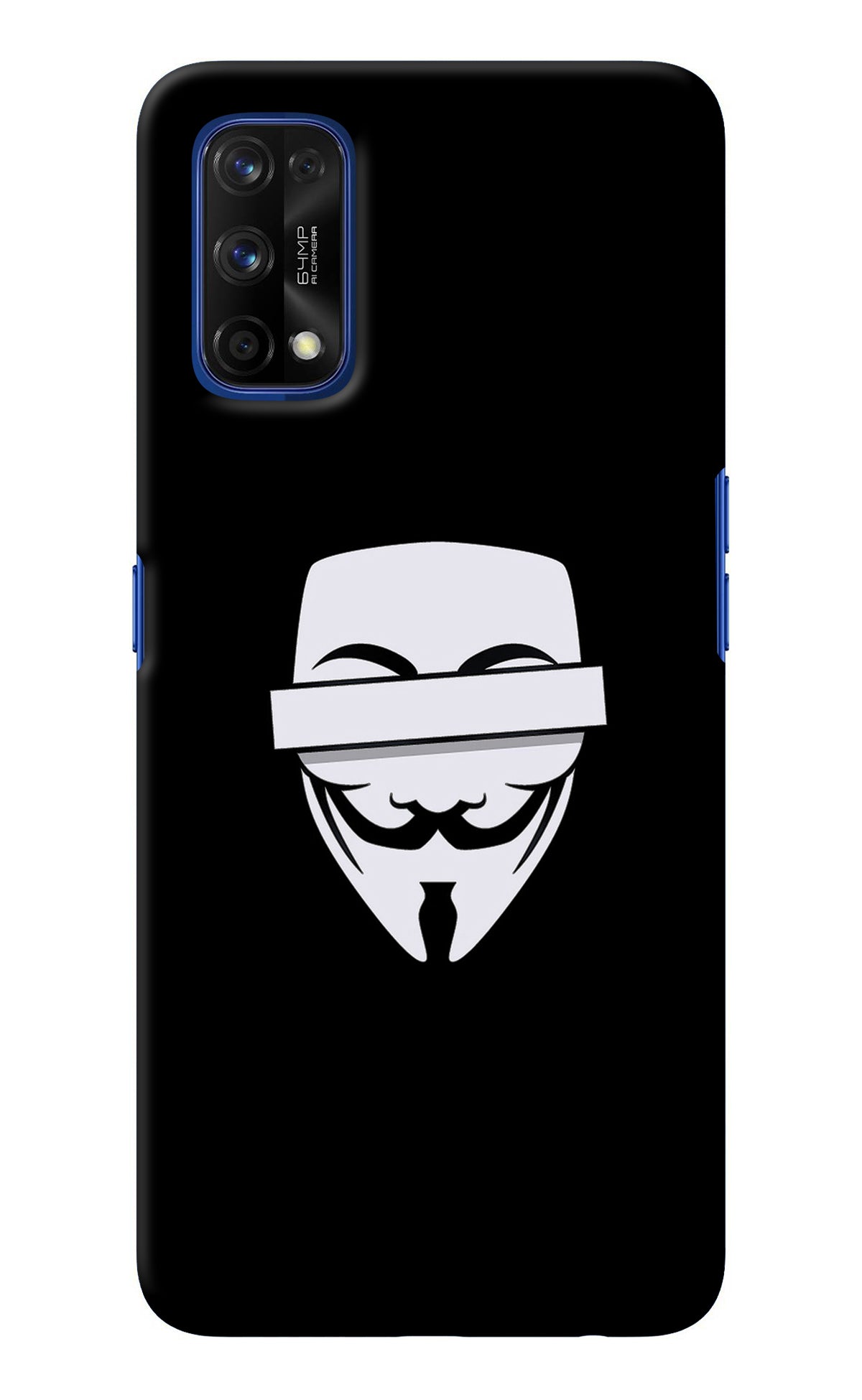 Anonymous Face Realme 7 Pro Back Cover