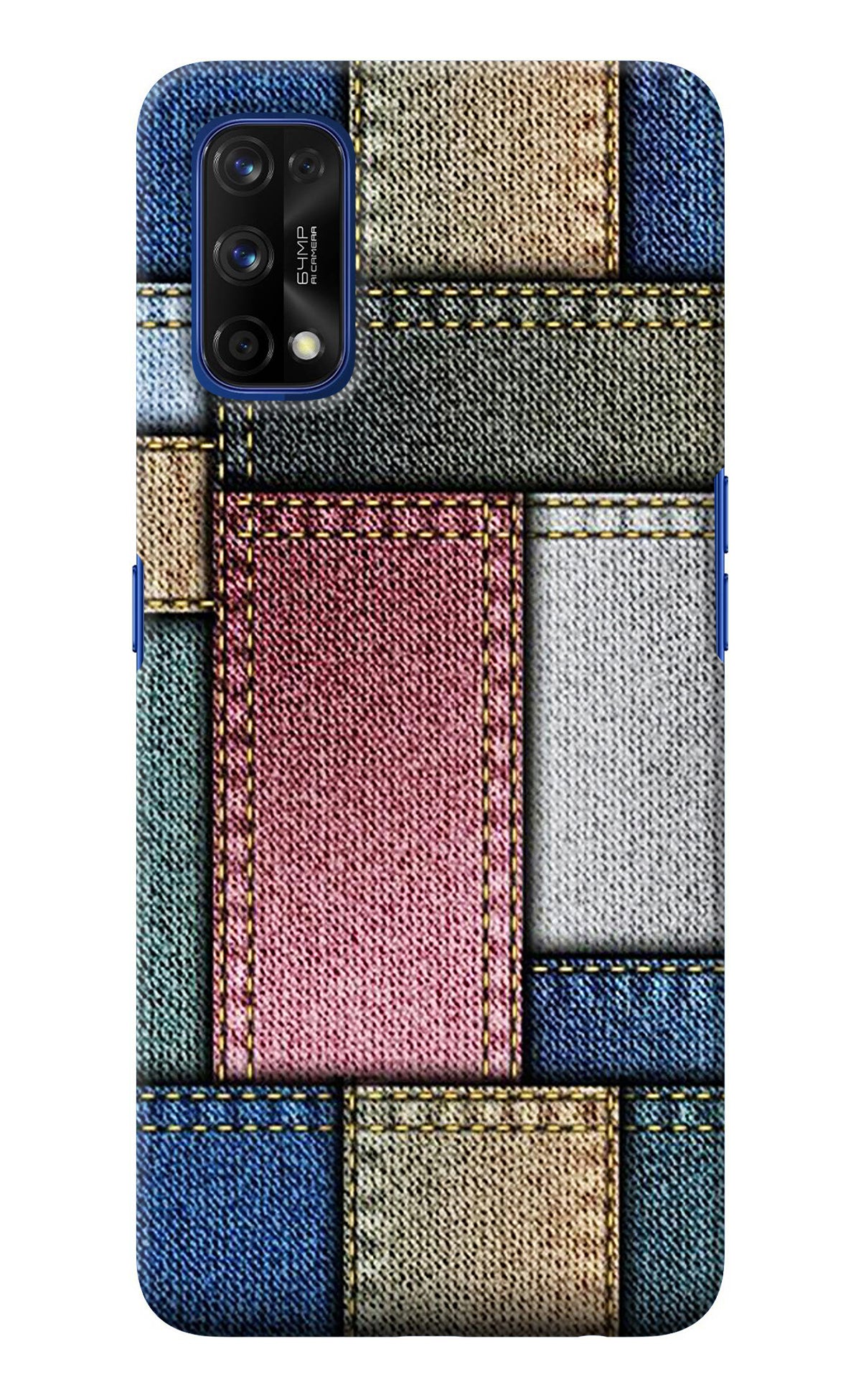 Multicolor Jeans Realme 7 Pro Back Cover