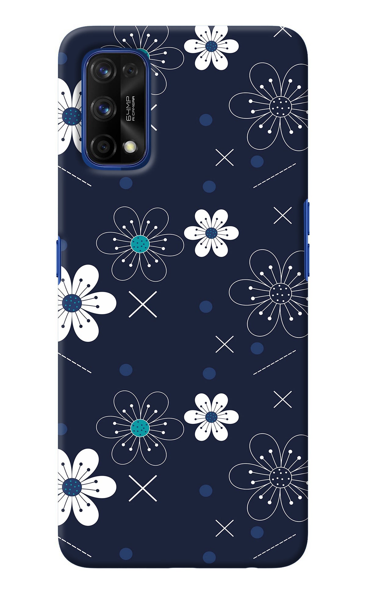 Flowers Realme 7 Pro Back Cover