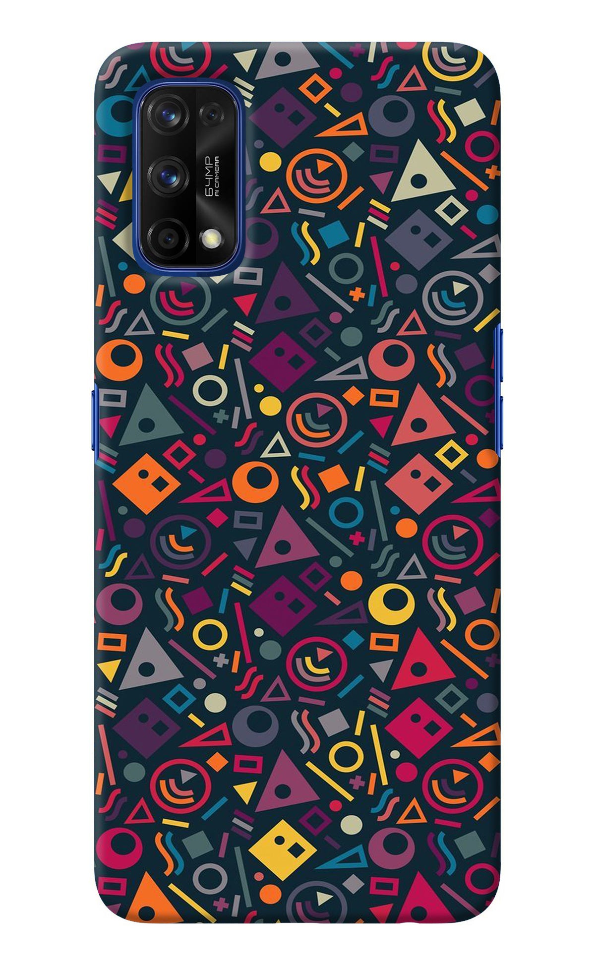 Geometric Abstract Realme 7 Pro Back Cover