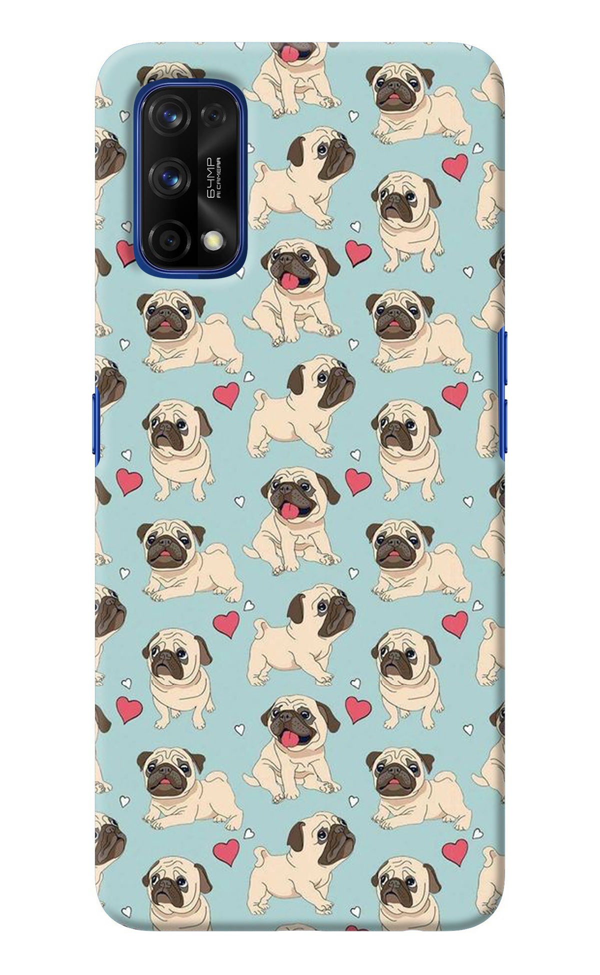 Pug Dog Realme 7 Pro Back Cover