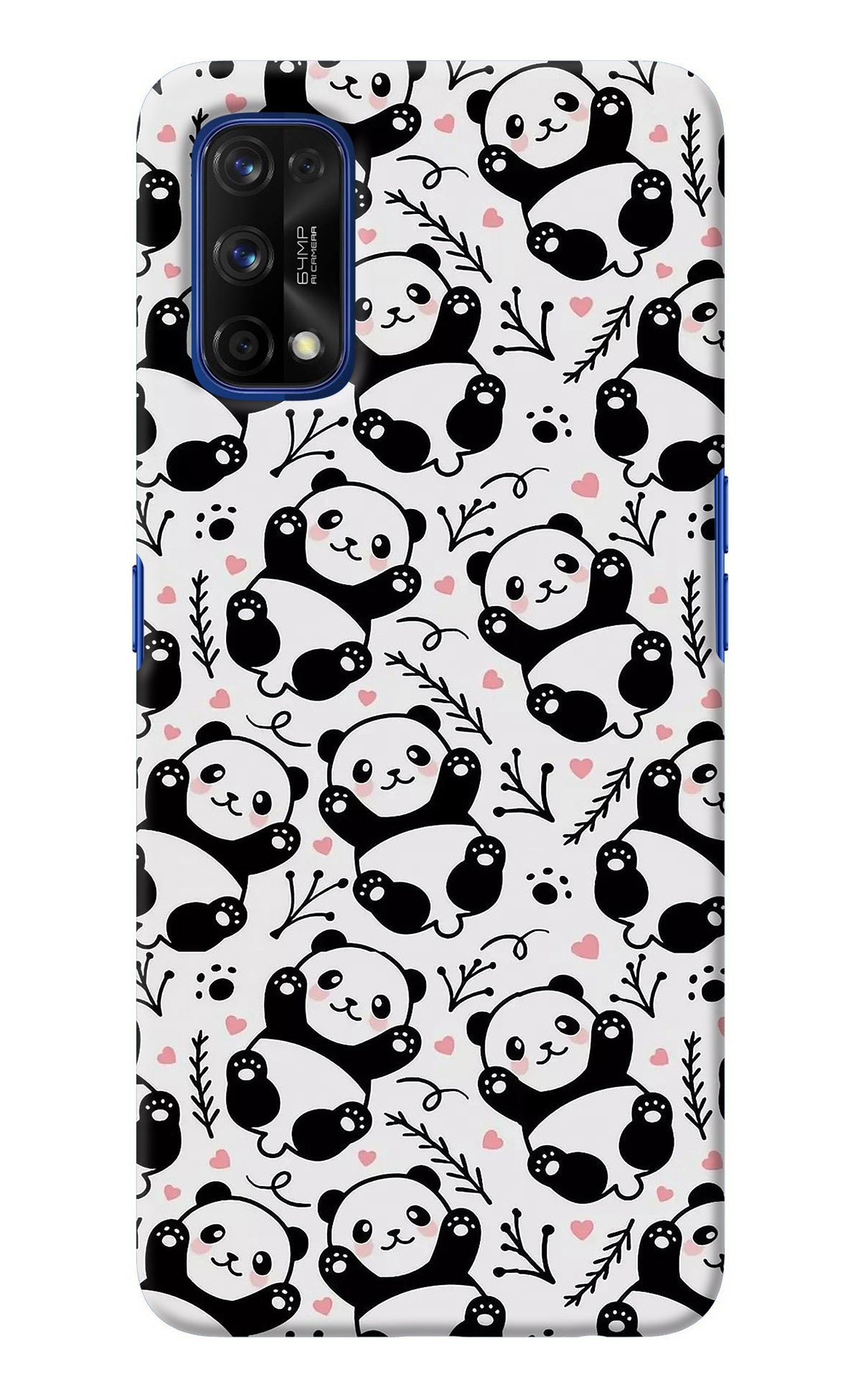 Cute Panda Realme 7 Pro Back Cover