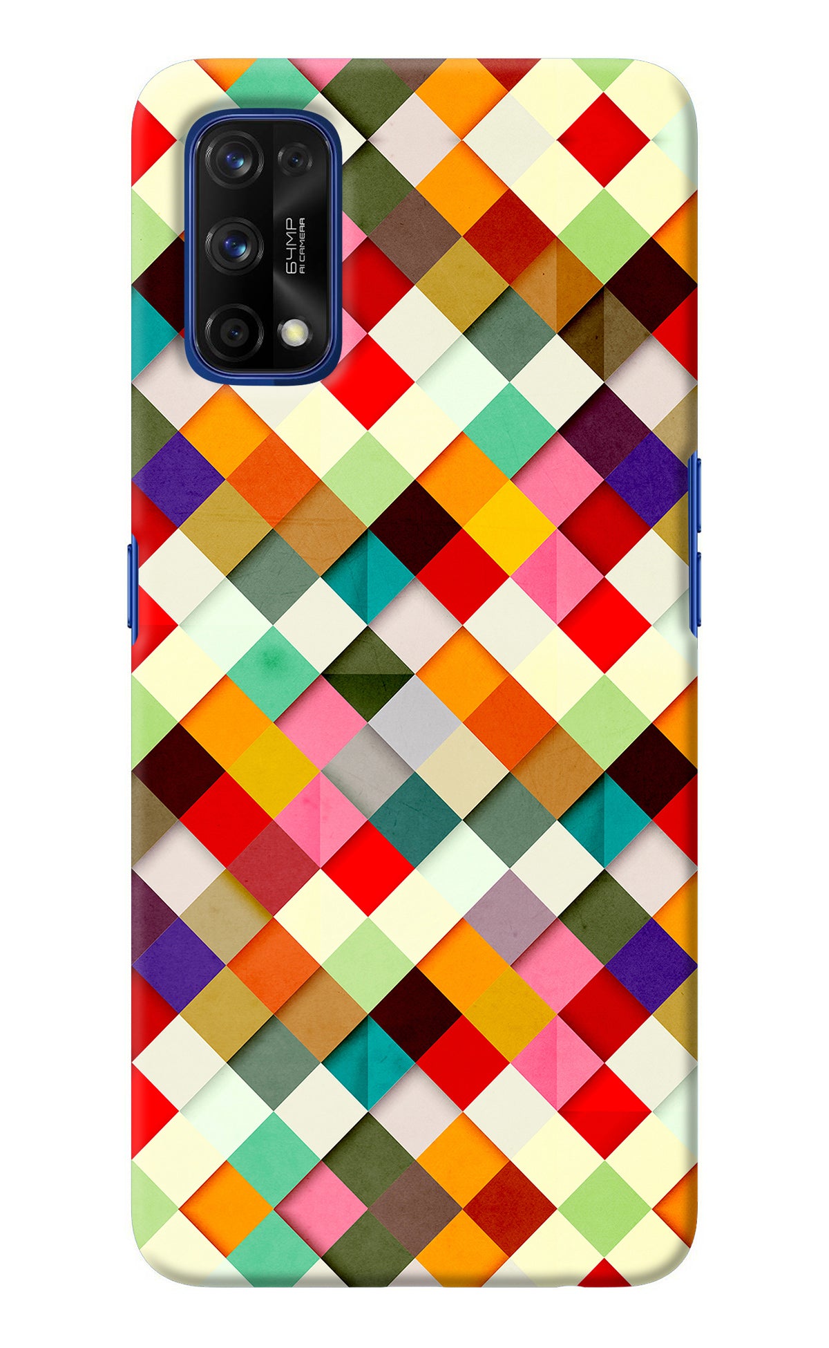 Geometric Abstract Colorful Realme 7 Pro Back Cover