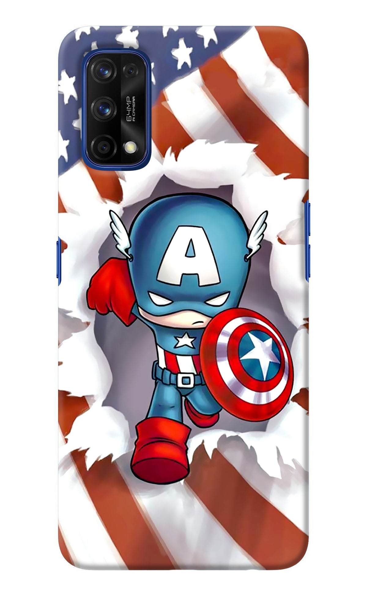 Captain America Realme 7 Pro Back Cover