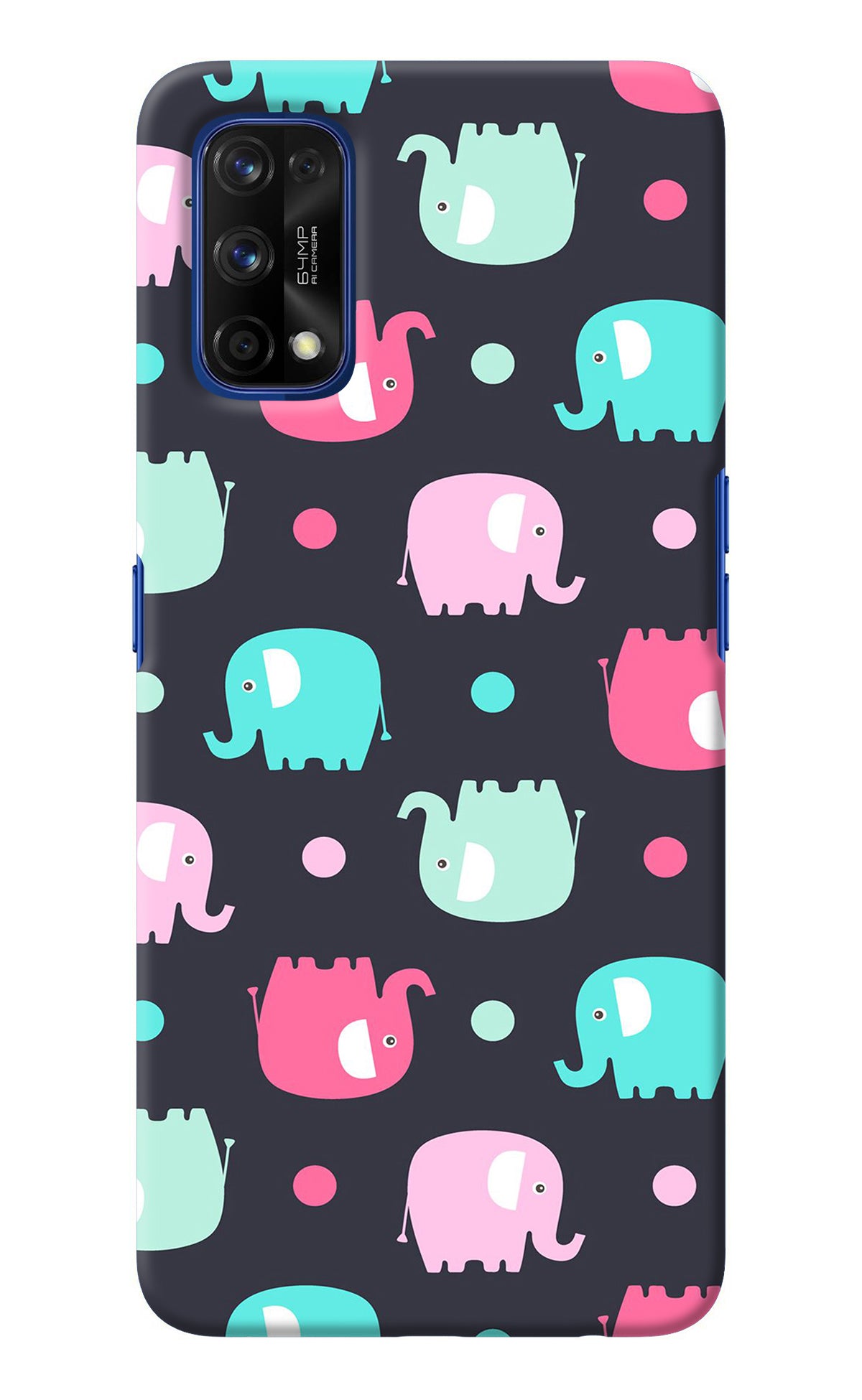 Elephants Realme 7 Pro Back Cover