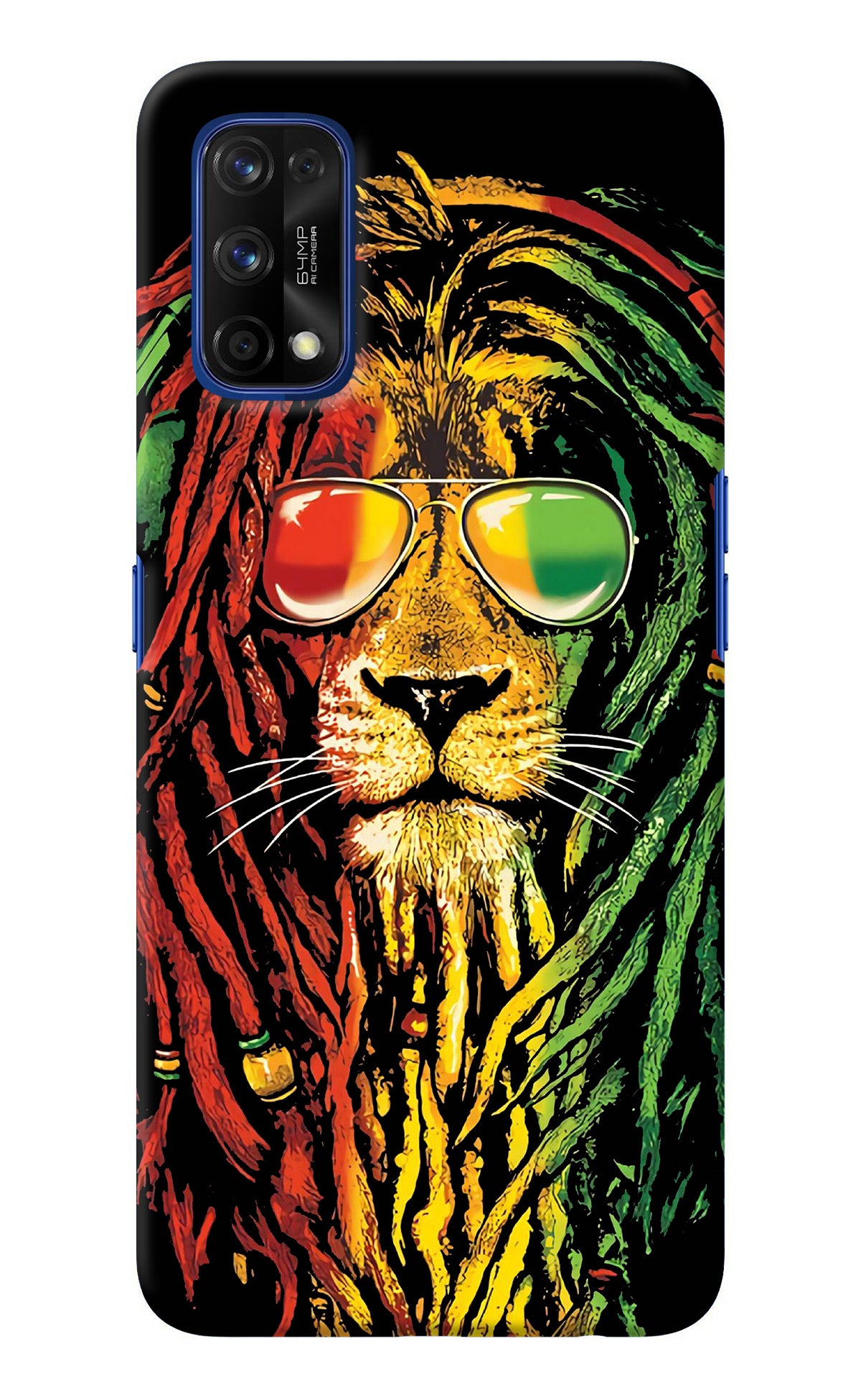 Rasta Lion Realme 7 Pro Back Cover