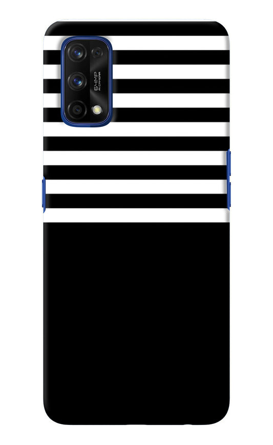 Black and White Print Realme 7 Pro Back Cover