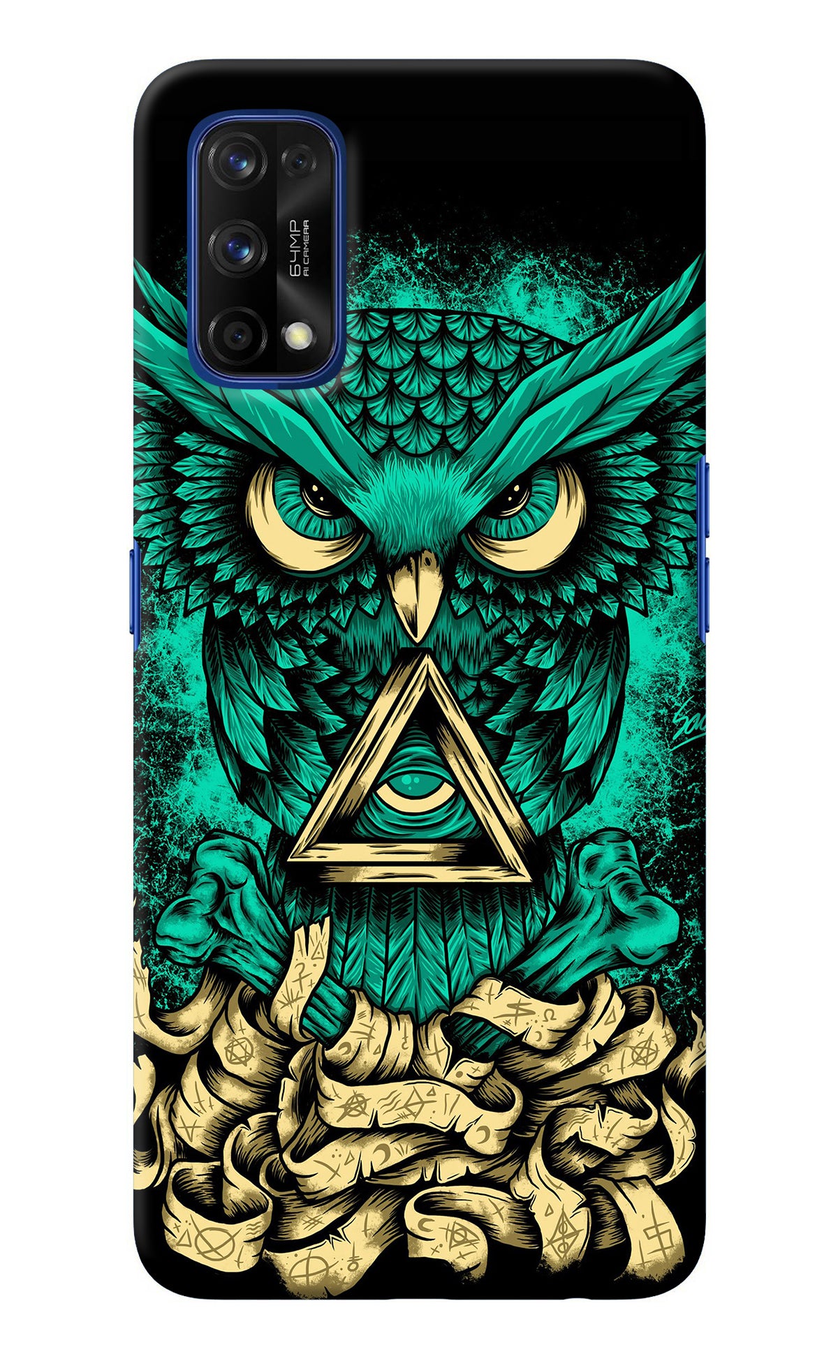 Green Owl Realme 7 Pro Back Cover