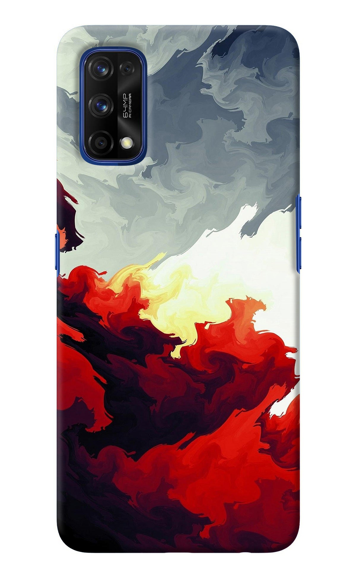 Fire Cloud Realme 7 Pro Back Cover