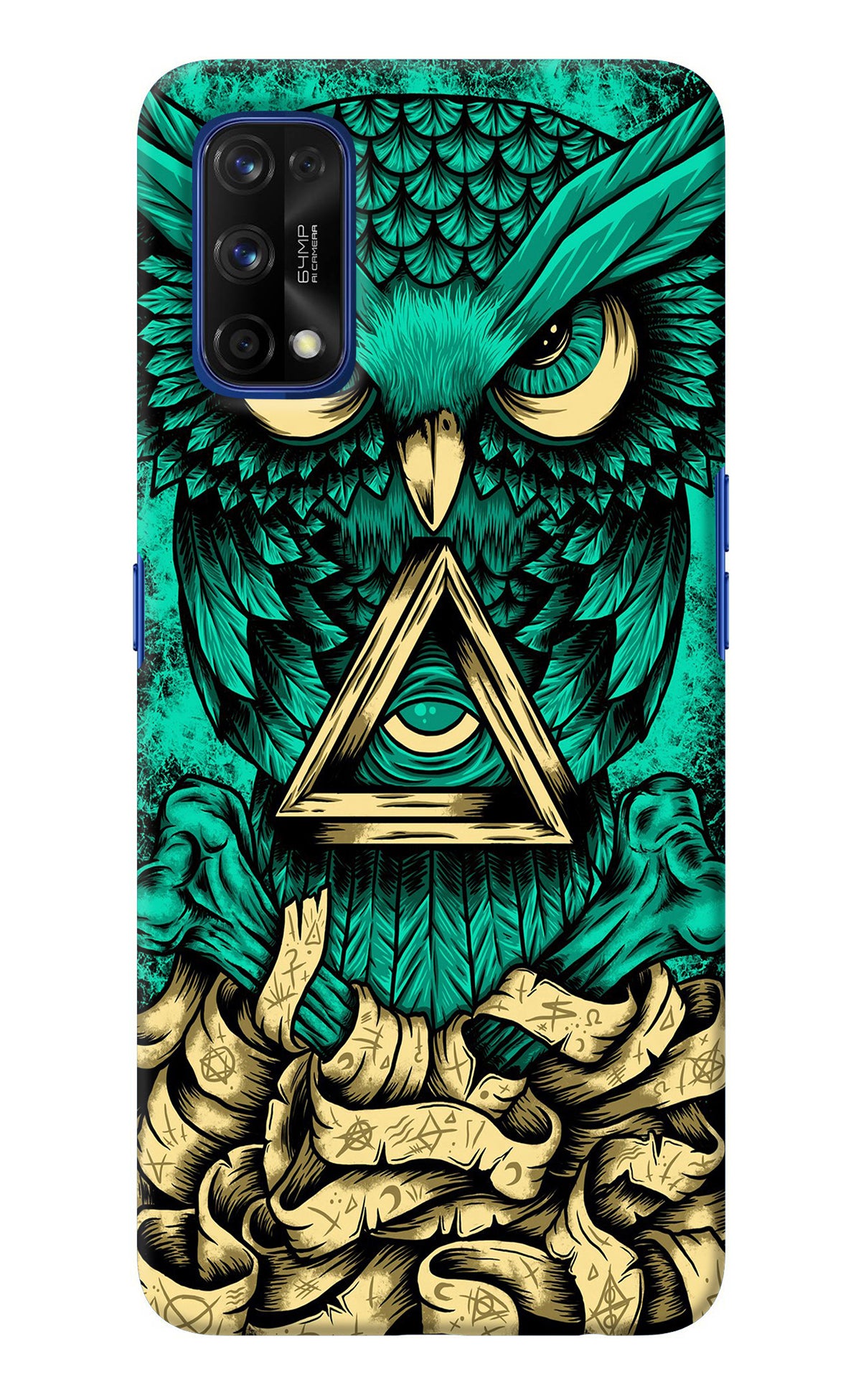 Green Owl Realme 7 Pro Back Cover