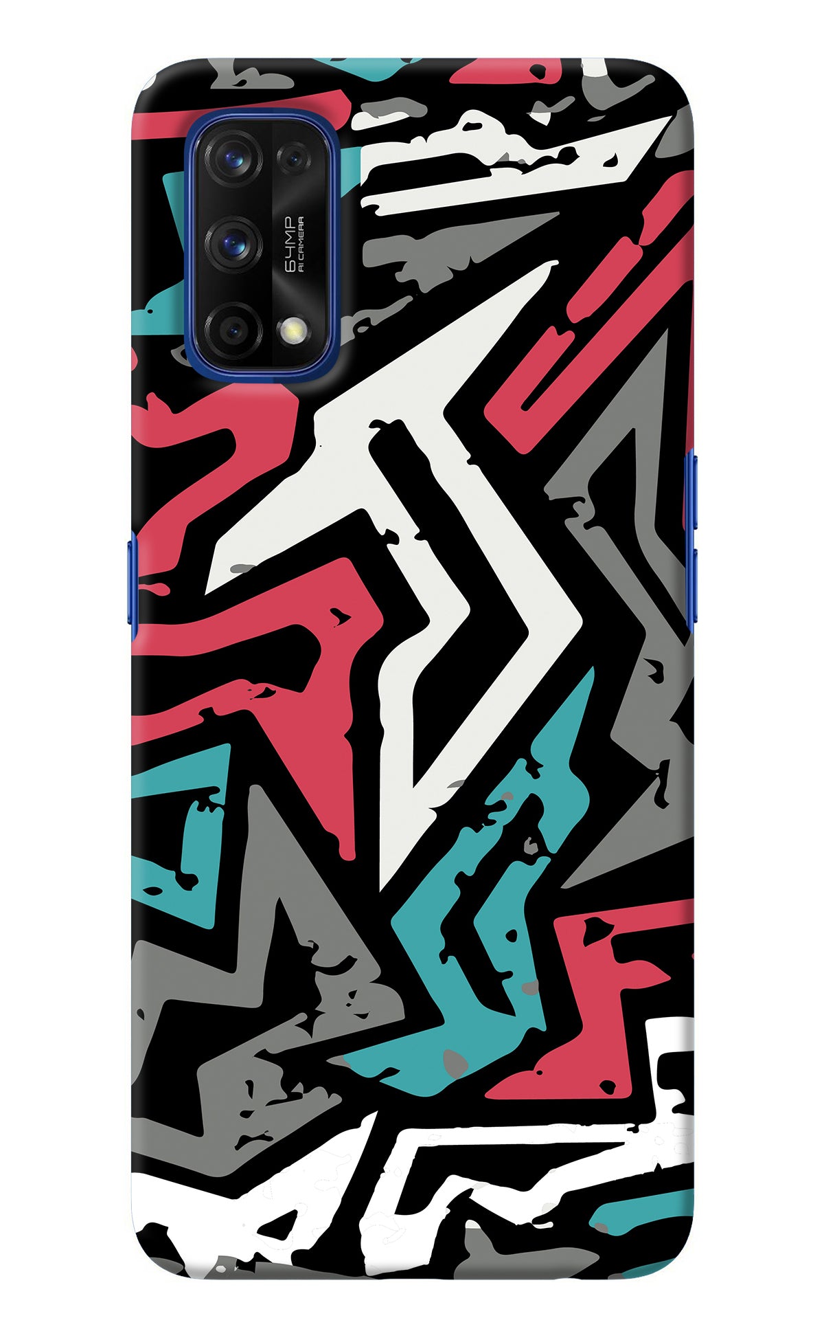 Geometric Graffiti Realme 7 Pro Back Cover