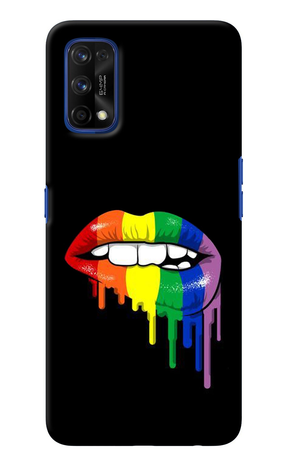 Lips Biting Realme 7 Pro Back Cover