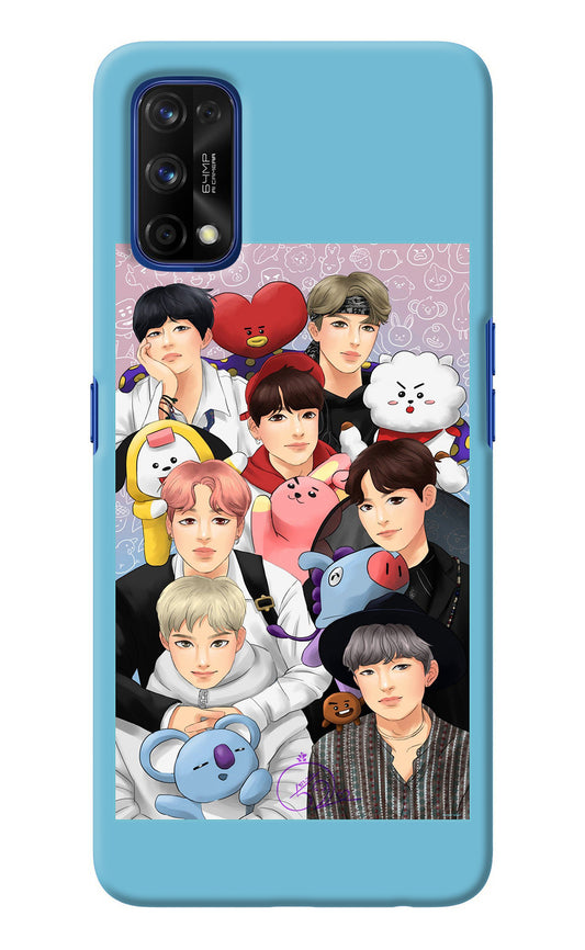 BTS with animals Realme 7 Pro Back Cover