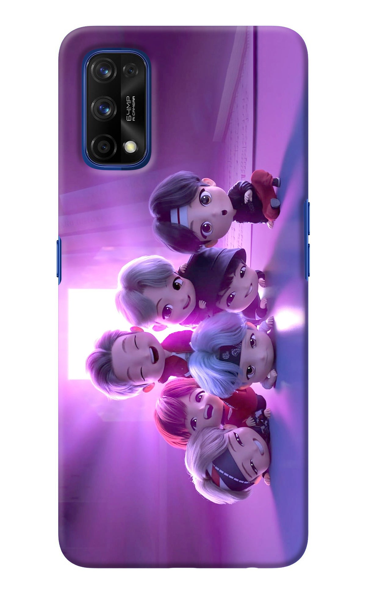 BTS Chibi Realme 7 Pro Back Cover