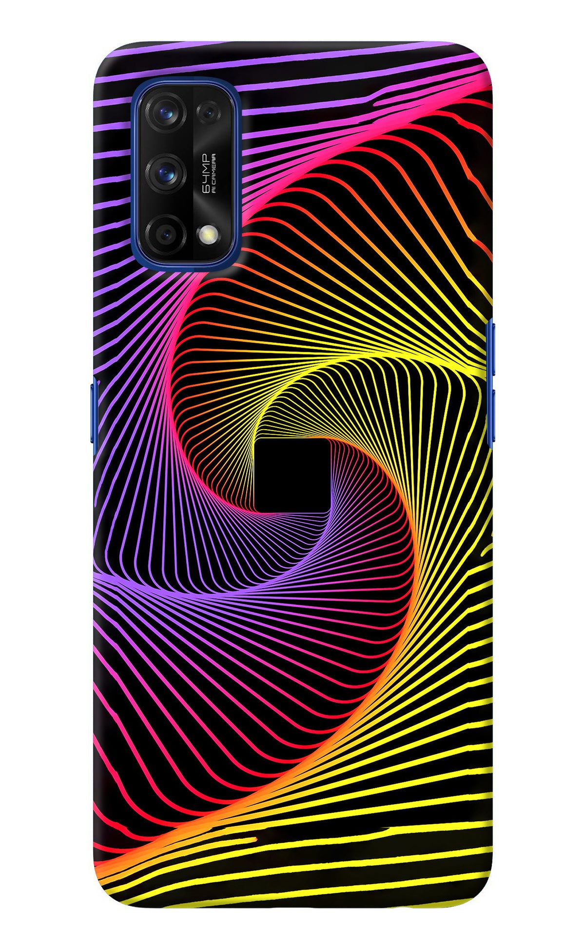 Colorful Strings Realme 7 Pro Back Cover