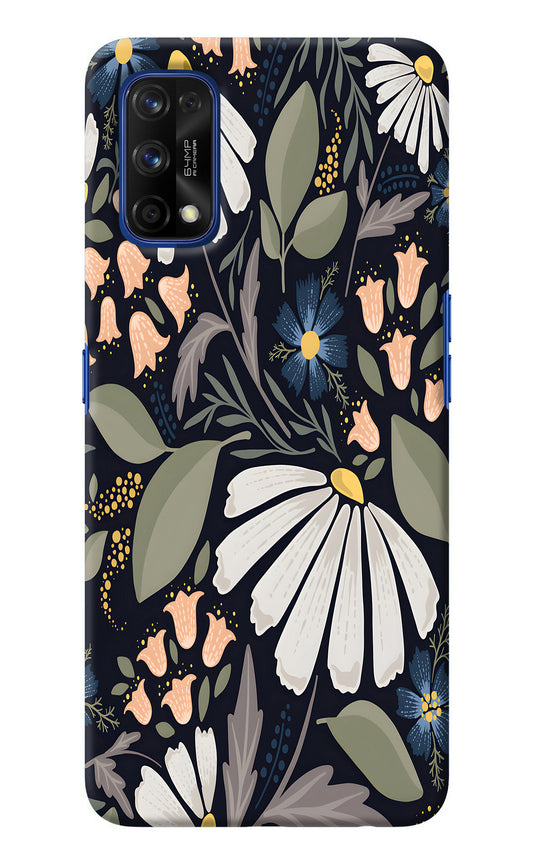 Flowers Art Realme 7 Pro Back Cover