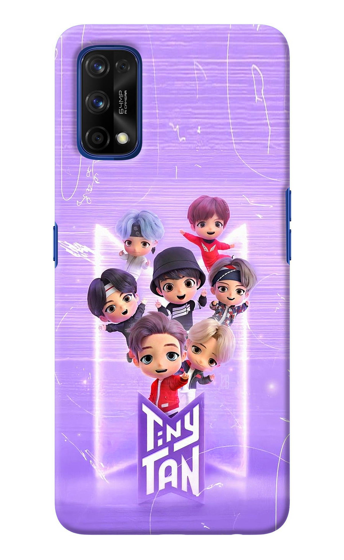 BTS Tiny Tan Realme 7 Pro Back Cover