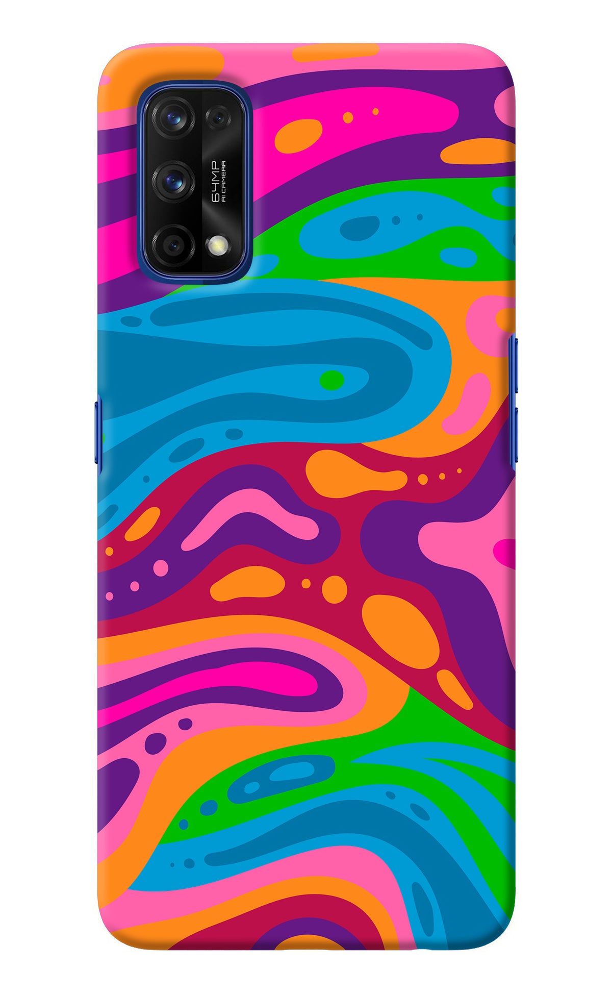 Trippy Pattern Realme 7 Pro Back Cover