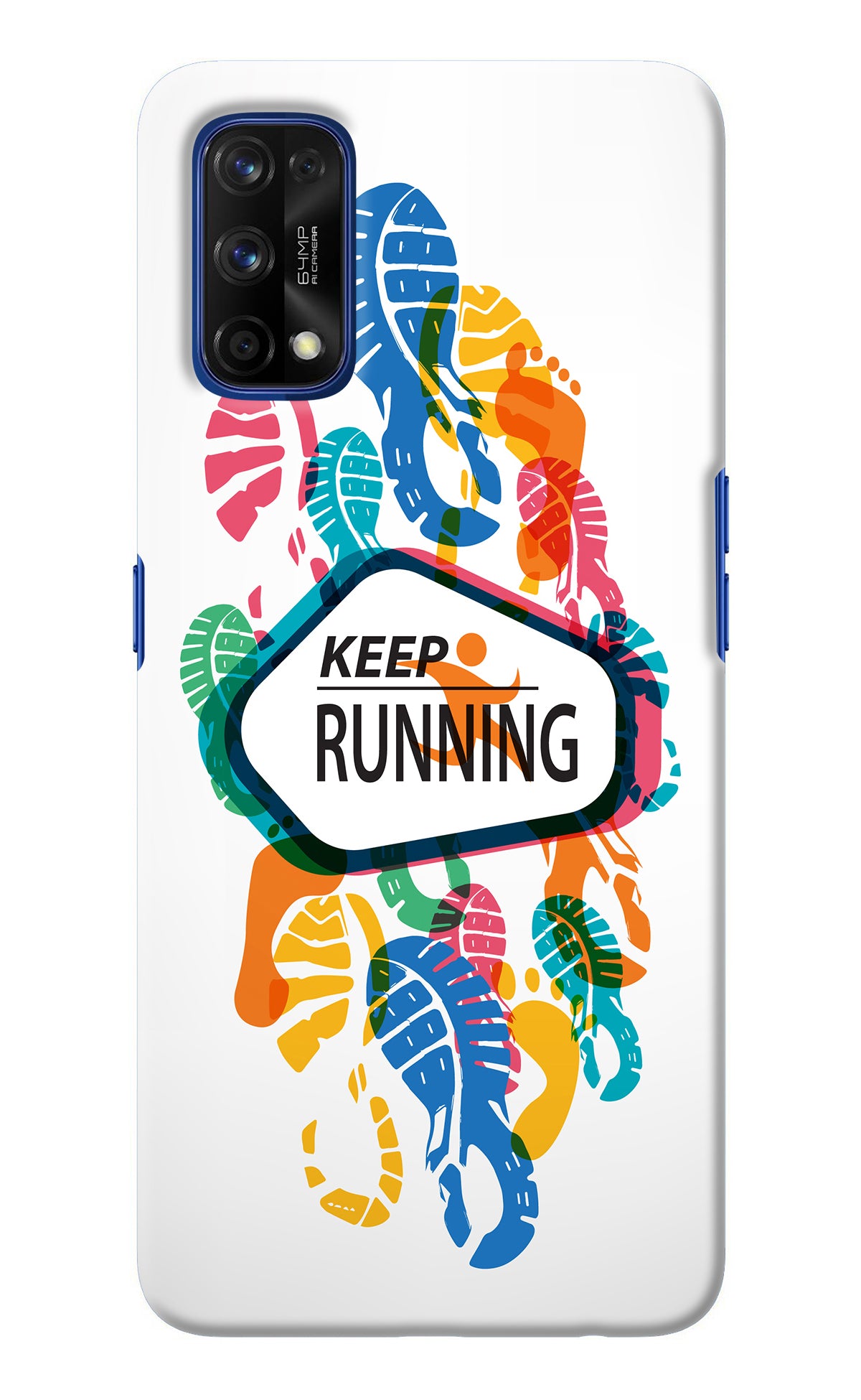 Keep Running Realme 7 Pro Back Cover