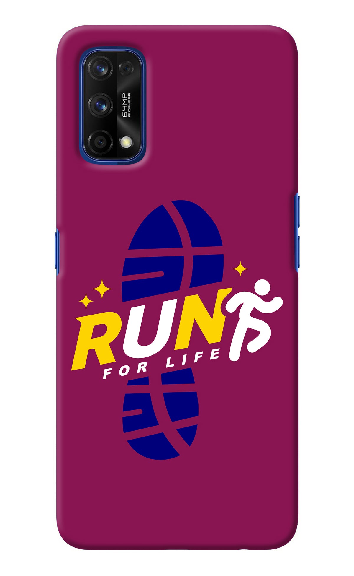 Run for Life Realme 7 Pro Back Cover