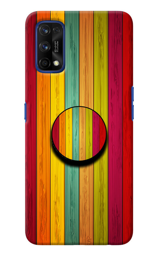 Multicolor Wooden Realme 7 Pro Pop Case