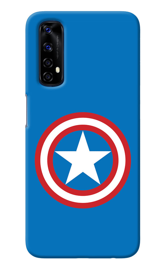 Captain America Logo Realme 7/Narzo 20 Pro Back Cover